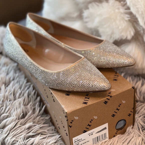 Mix No.6 Rhinestone Flats - Picture 3 of 7